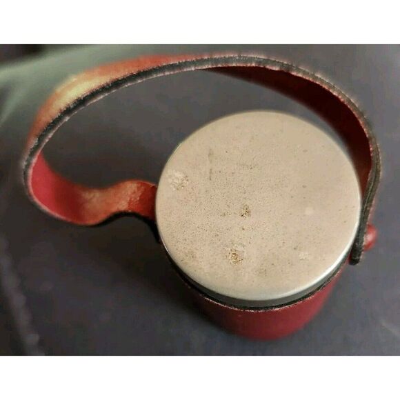 Gucci Cendrier Leather Traveling Ashtray With Strap Vintage Tobacciana Case - Picture 4 of 7